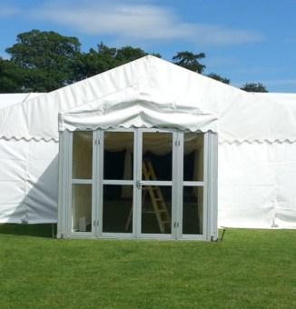 Glazed Doors for Marquees for Hire | Fairytale Marquees | Available in Bedfordshire, Hertfordshire, Buckinghamshire and Cambridgeshire