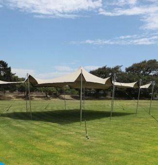 7.5m x 10.5m Chino Stretch Floating Tent | Marquee Equipment for Hire | Fairytale Marquees